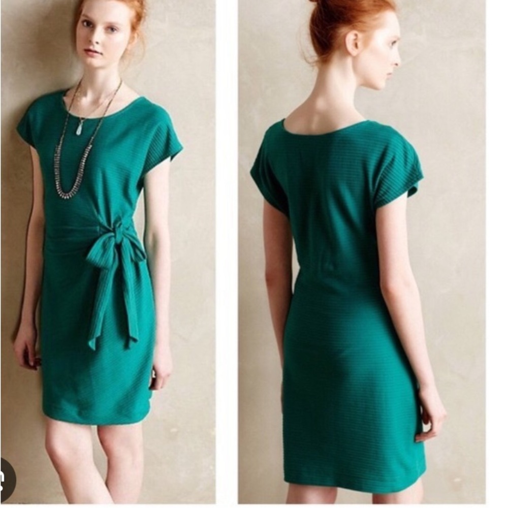 Anthropologie Saturday/Sunday Yael Dress Size XS tunic summer fall green
